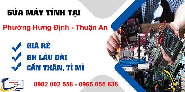 Sửa máy tính tại Phường Hưng Định