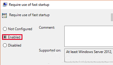 Cách tắt Fast Startup trên Windows 10/8.1/8