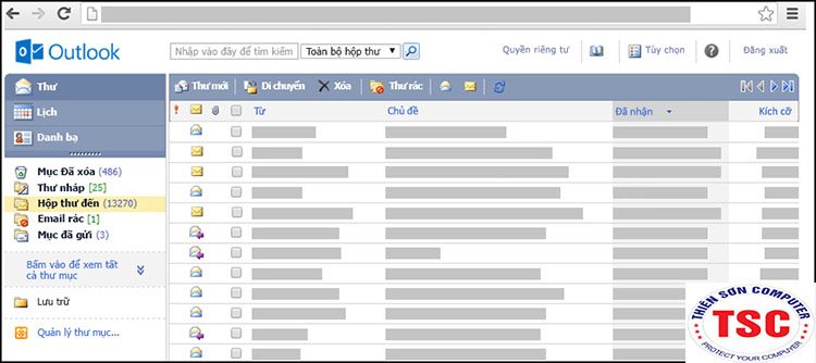 Cách mở và dùng hộp thư chung trong Outlook Web App - Outlook