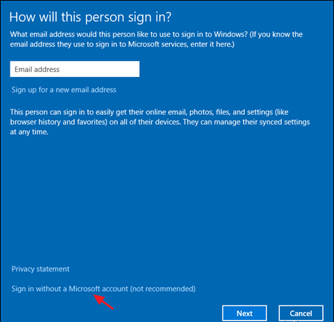lỗi mã PIN không hoạt động trong Windows 10