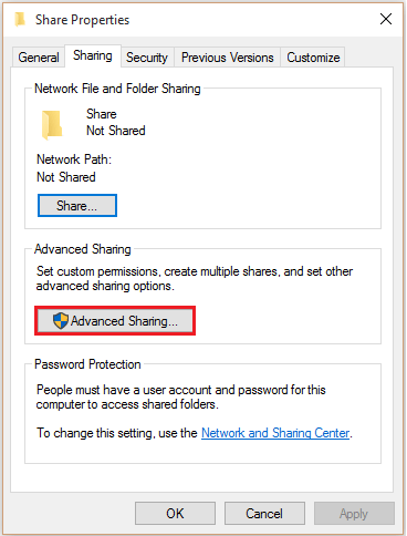 Cách chia sẻ folder trên mạng nội bộ Windows 10