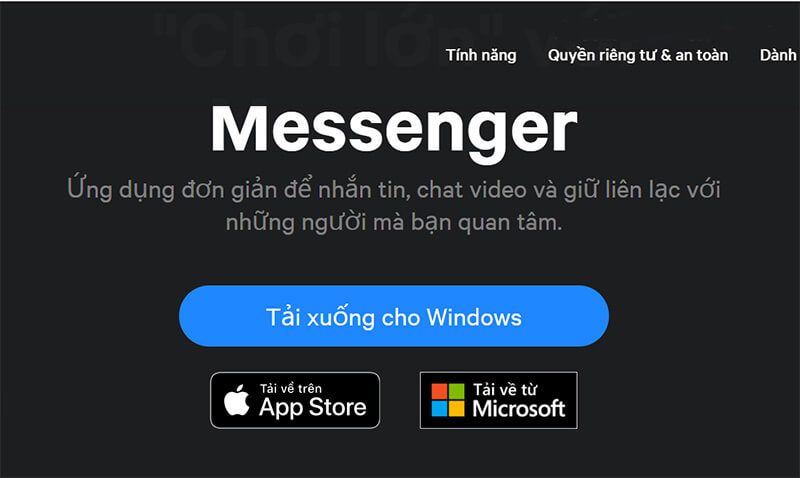 Cách tải và cài đặt Messenger trên máy tính laptop