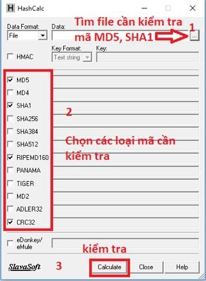 Hướng dẫn cách check mã MD5 và SHA1 để kiểm tra tính toàn vẹn của file
