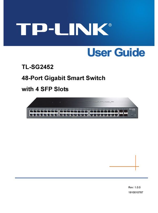 Switch 48 port TP-Link TL-SG2452 chính hãng