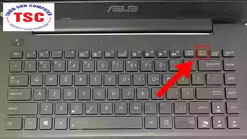 Asus trang bị cho laptop phím tắt Print Screen ( Prt sc sysrq)