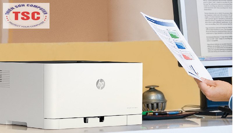 Máy in HP 150a (4ZB94A) cũng là một trong những Máy in màu giá rẻ không thể thiếu ở văn phòng