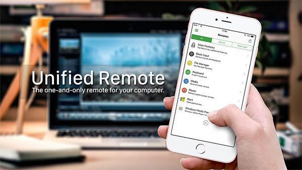 Ứng dụng Unified Remote là ứng dụng dành cho hệ điều hành Android