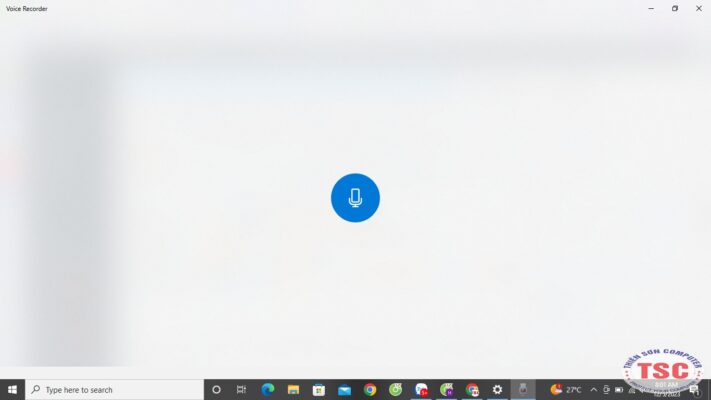 Ghi âm trên máy tính không dùng phần mềm trên windows 10.
